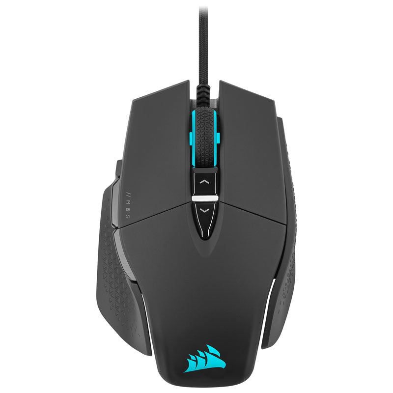 Corsair M65 RGB Ultra gamingmus 26K DPI RGB svart bakside