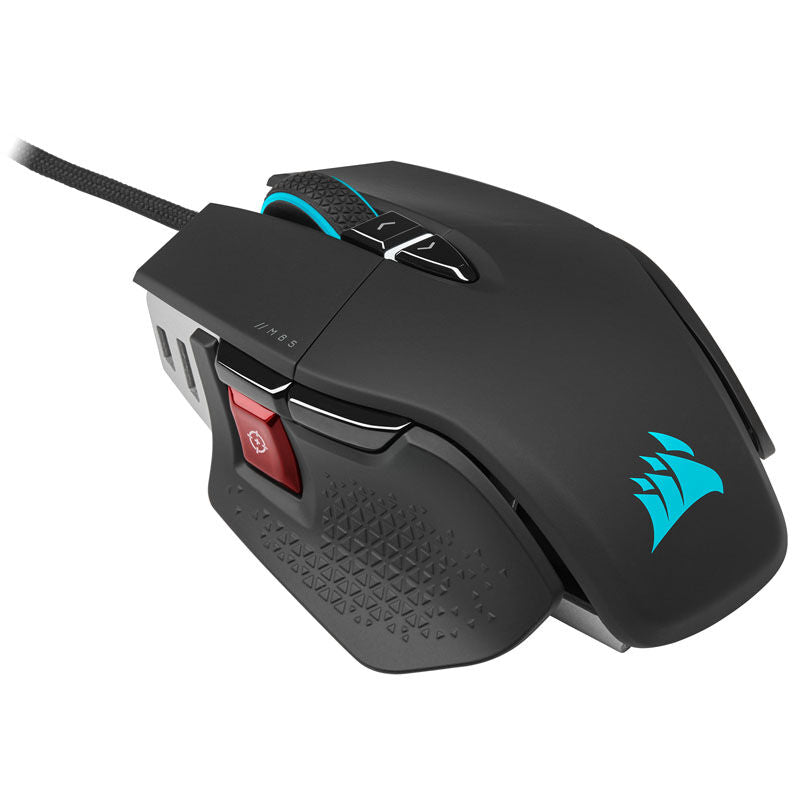 Corsair M65 RGB Ultra gamingmus 26K DPI RGB svart forfra
