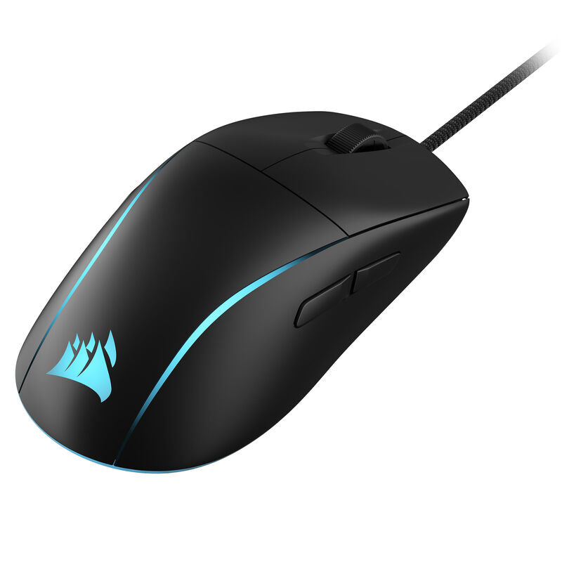 Montert Corsair M75 Lightweight trådløs gamingmus 26K DPI svart på musematte
