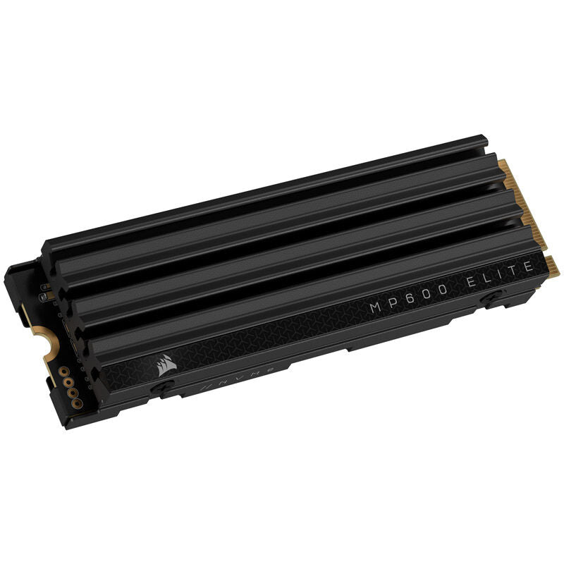 Corsair MP600 Elite NVMe SSD 2 TB PCIe 4.0 M.2 med kjøleribbe bakside