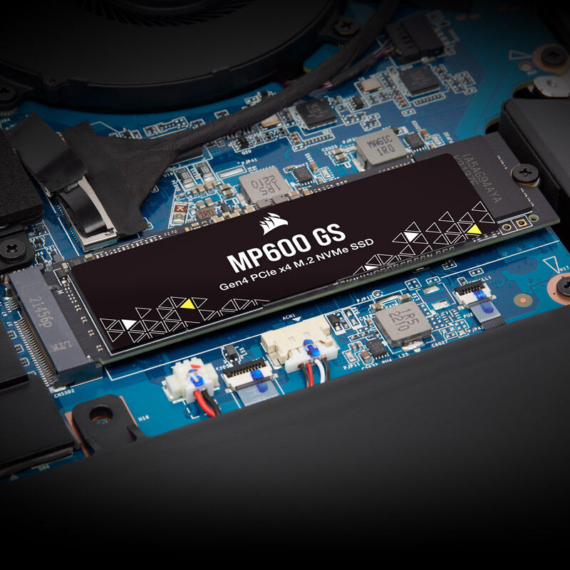 Visning av koblingspunkt på Corsair MP600 GS NVMe SSD 2 TB PCIe 4.0 M.2 2280