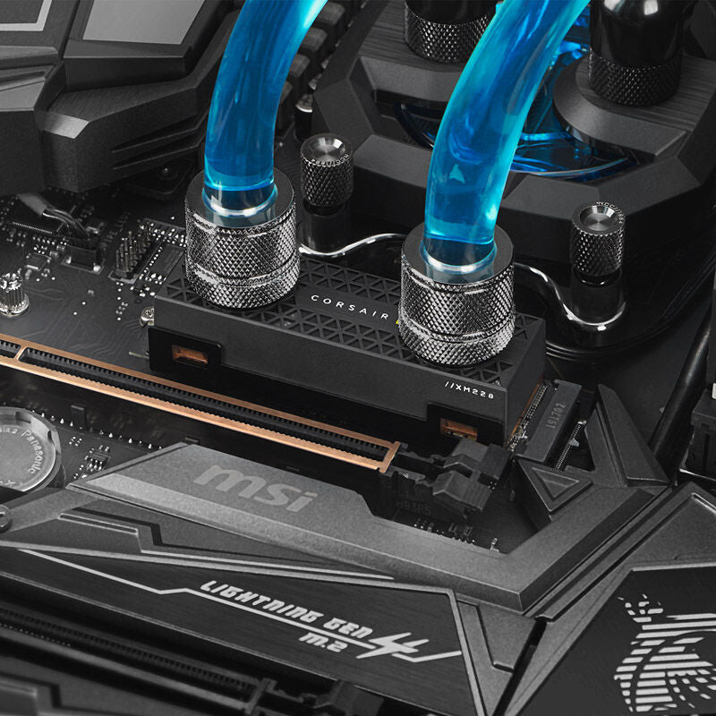 Corsair MP600 Pro Hydro X NVMe SSD 2 TB PCIe 4.0 M.2 med vannkjøler