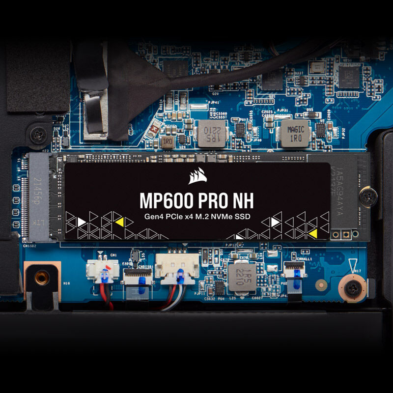 Corsair MP600 Pro NH NVMe SSD 8 TB oppsett