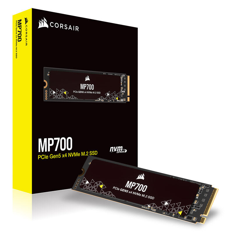 Corsair MP700 NVMe SSD 1 TB PCIe 5.0 M.2 2280 forfra