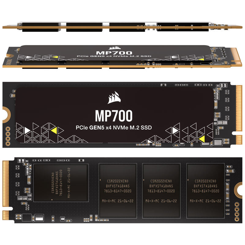 Nærbilde av Corsair MP700 NVMe SSD 1 TB PCIe 5.0 M.2 2280