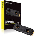 Corsair MP700 Pro Hydro X NVMe SSD 2 TB forfra