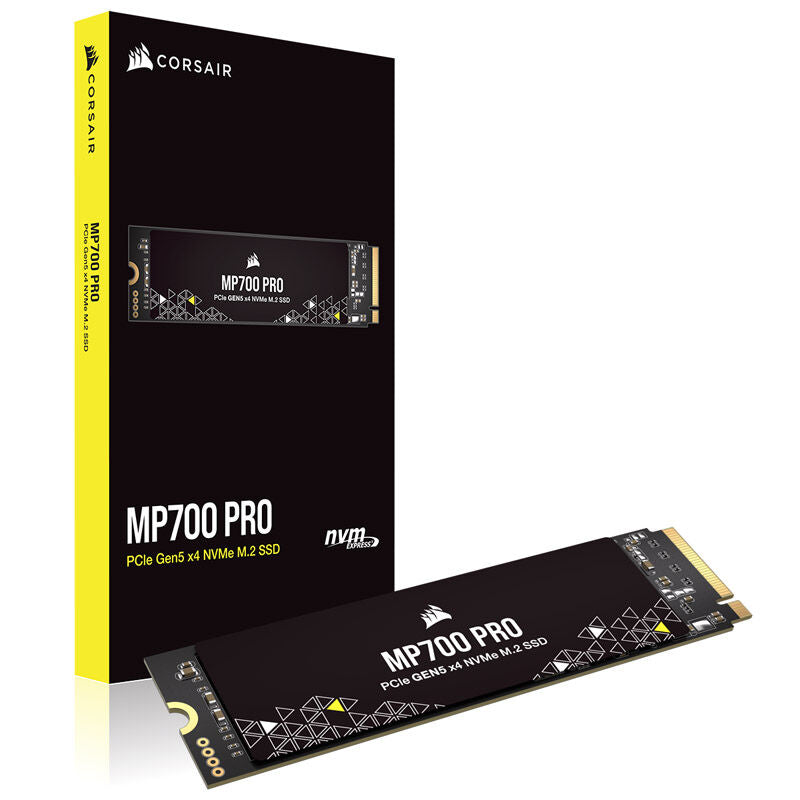 Corsair MP700 Pro NVMe SSD 2 TB PCIe 5.0 M.2 2280 forfra
