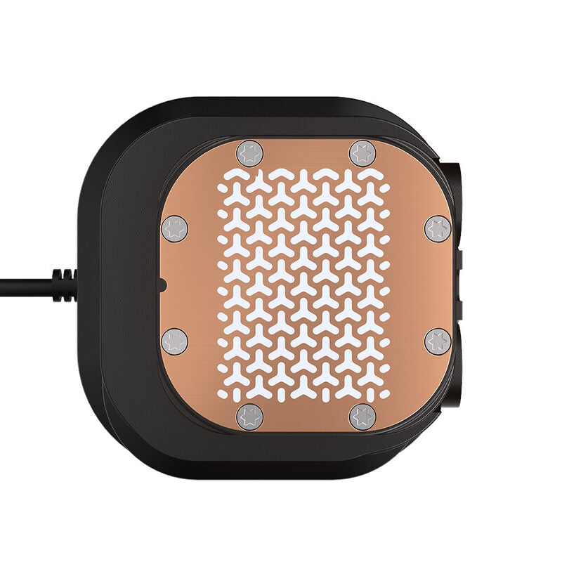 Nærbilde av 120 mm vifte på Corsair Nautilus RS 360