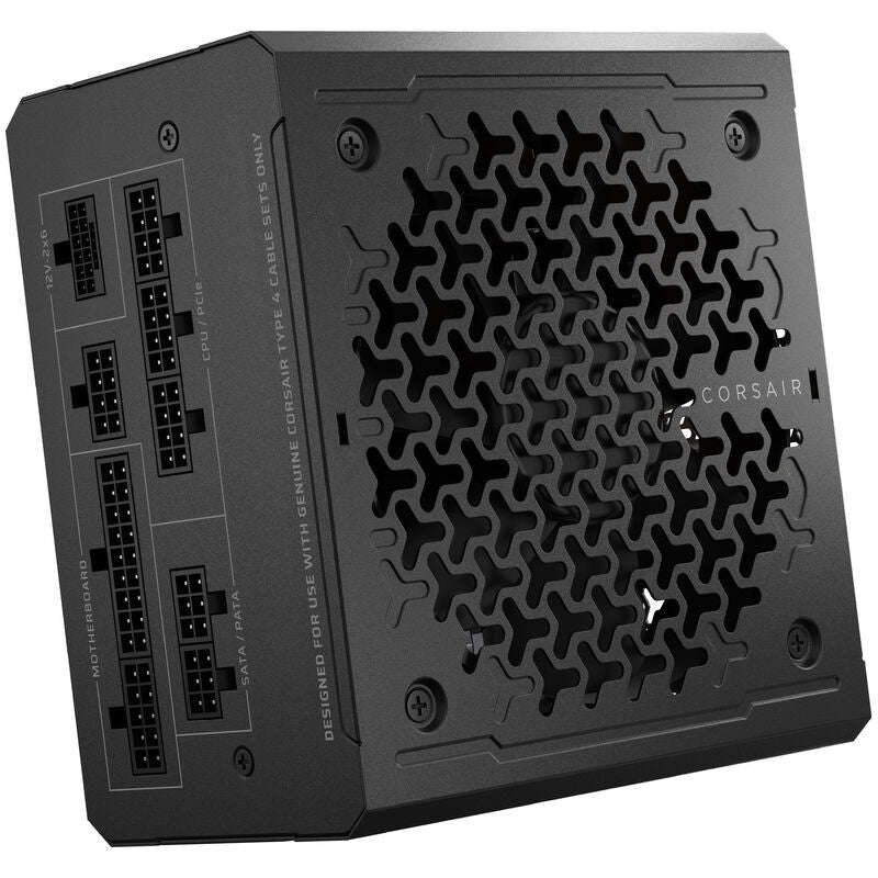 Detalj av Corsair RM1000e strømforsyning modulære kabler