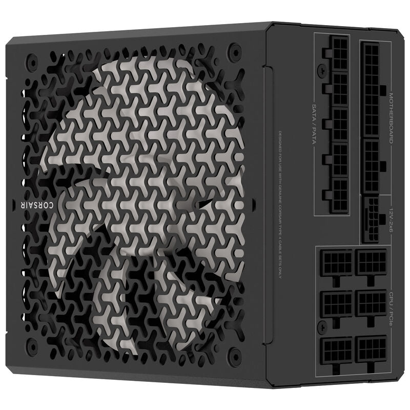 Nærbilde av Corsair RM1000x modulære kabler