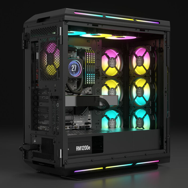 Corsair RM1200e strømforsyning 1200 W sideprofil