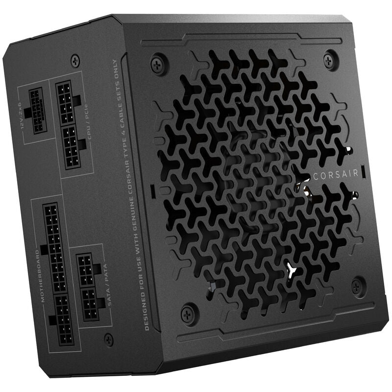 Detalj av Corsair RM650e strømforsyning modulære kabler