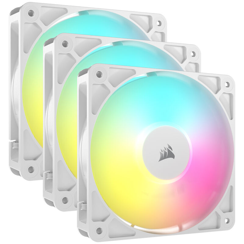 Corsair RS ARGB PWM vifte 3-pack 120 mm svart forfra
