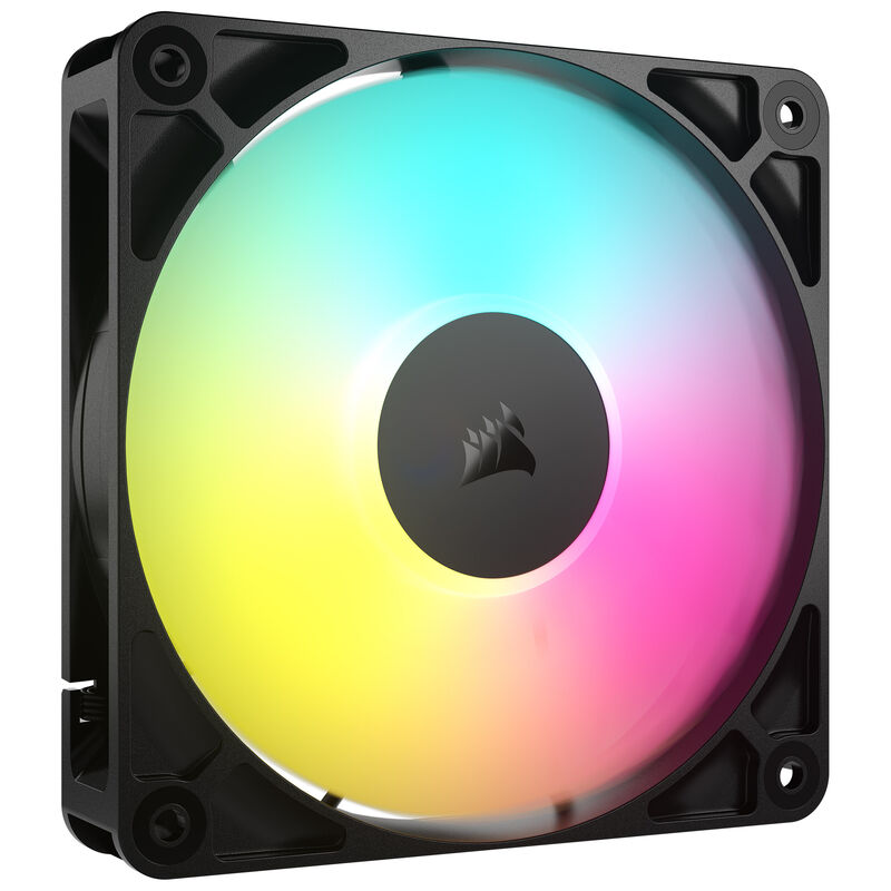 Corsair RS ARGB vifte 120 mm PWM 2100 RPM svart forfra