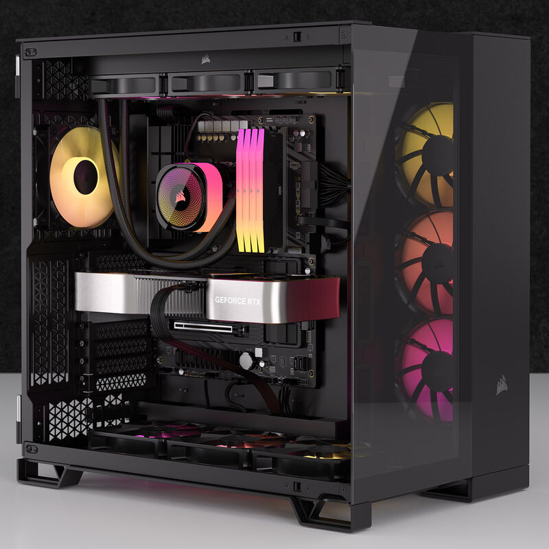 Corsair RS ARGB vifte 120 mm PWM 2100 RPM svart - Corsair