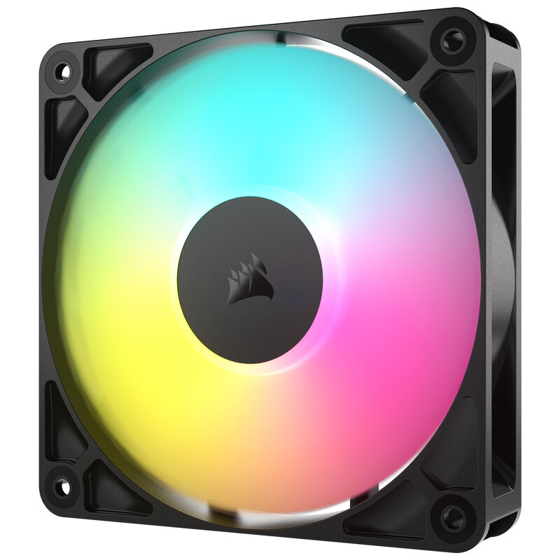 Corsair RS ARGB vifte 120 mm PWM 2100 RPM svart detalj