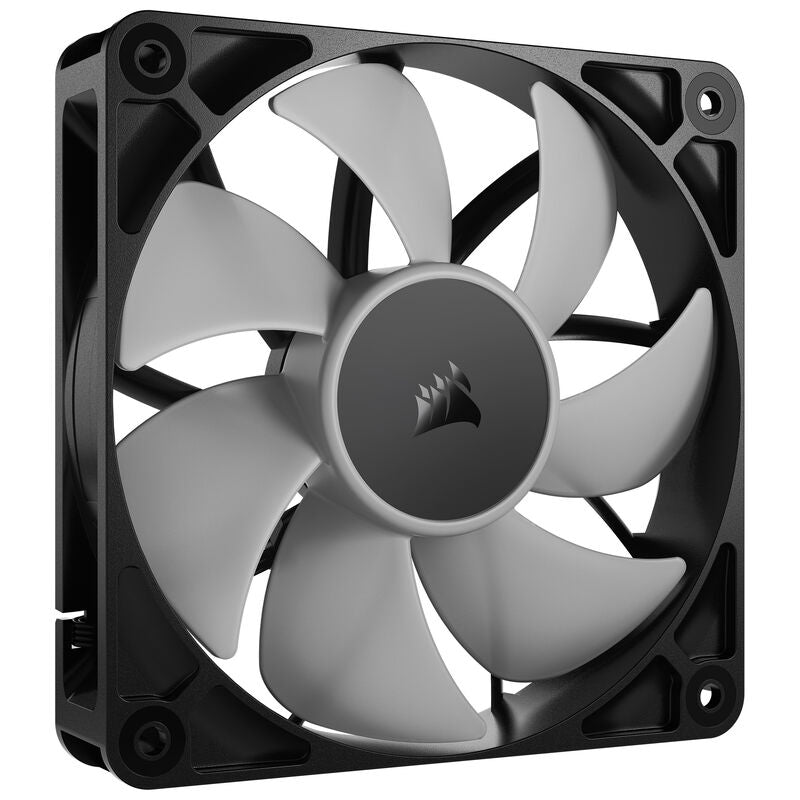Corsair RS ARGB vifte 120 mm PWM 2100 RPM svart montert i PC