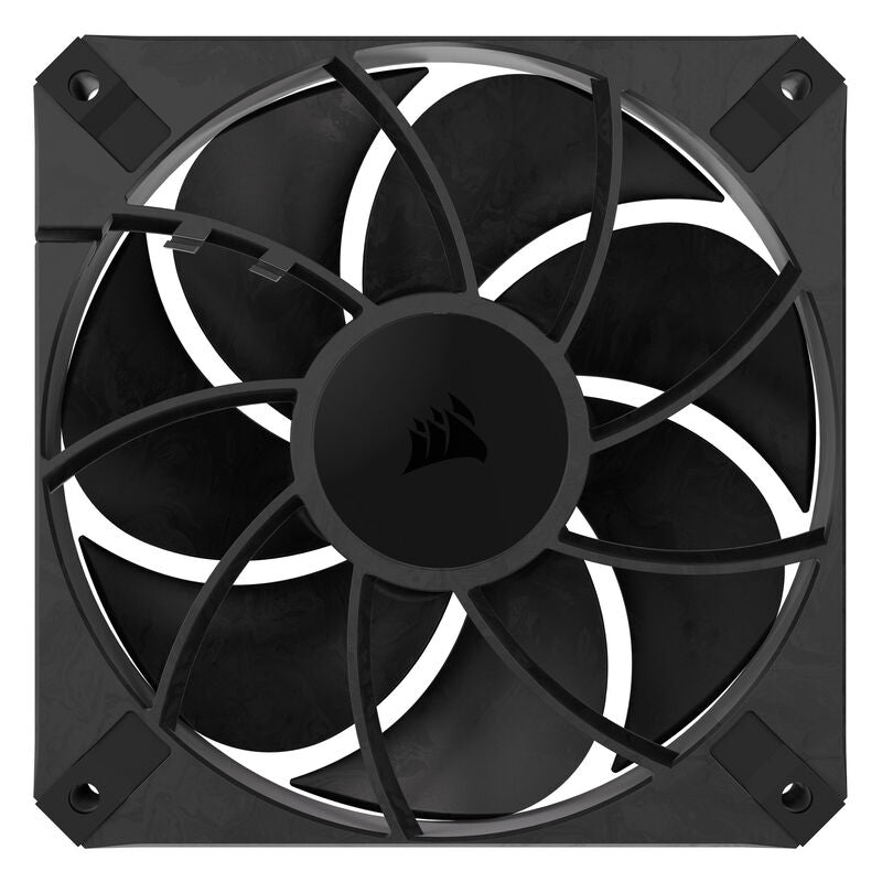 Corsair RS120 Max PWM vifte 120 mm svart magnetlager nærbilde
