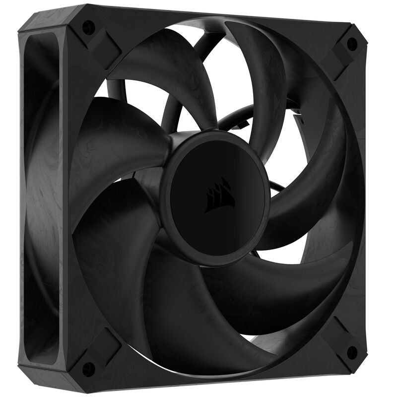 Corsair RS120 Max PWM vifte 120 mm svart montert i PC