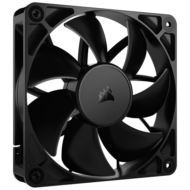 Montert Corsair RS120 PWM vifte 120 mm svart i PC-kabinett