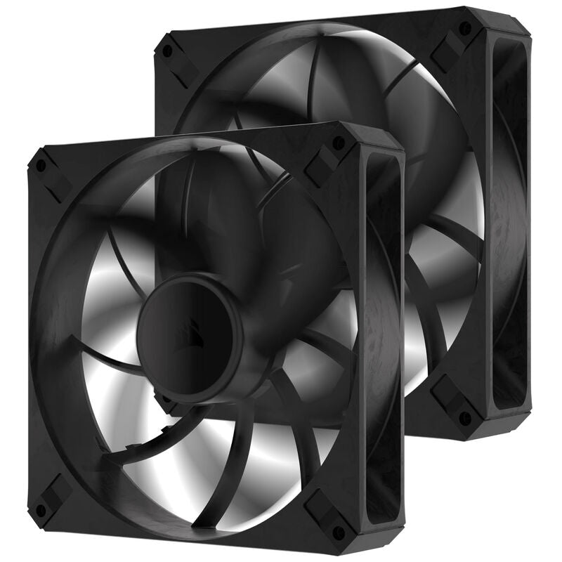 Detalj av Corsair RS140 Max PWM vifte 140 mm svart