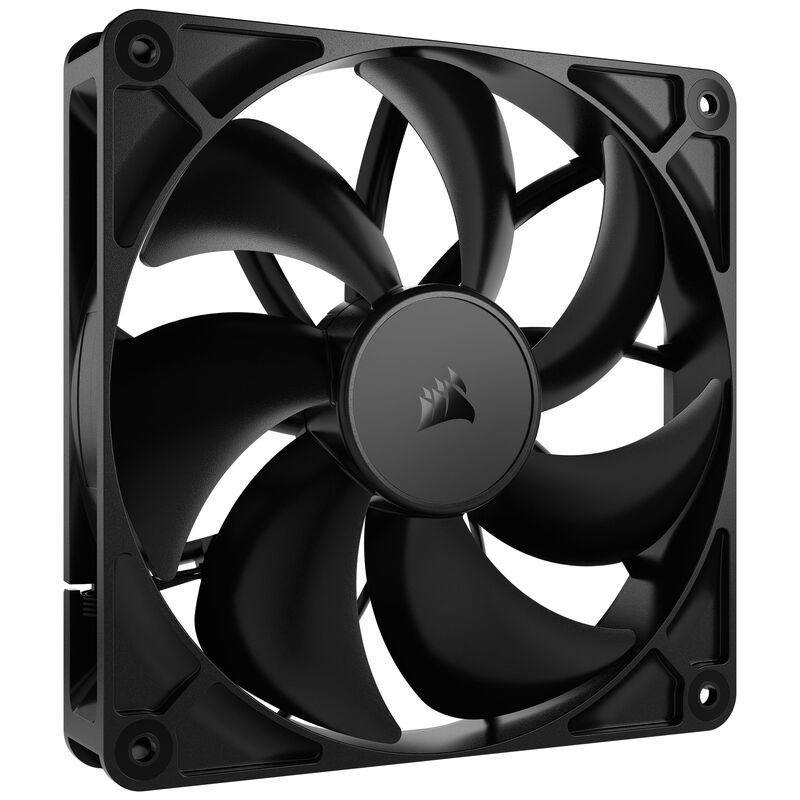 Nærbilde av rotor på Corsair RS140 PWM vifte 140 mm svart