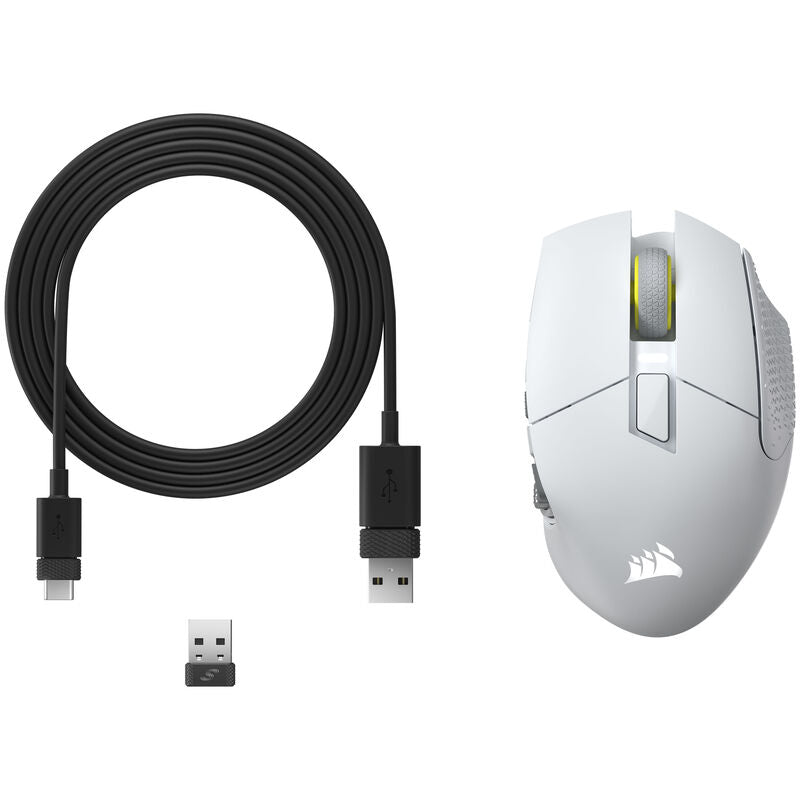 Corsair Scimitar Elite Wireless SE gamingmus 26000 DPI hvit - Corsair