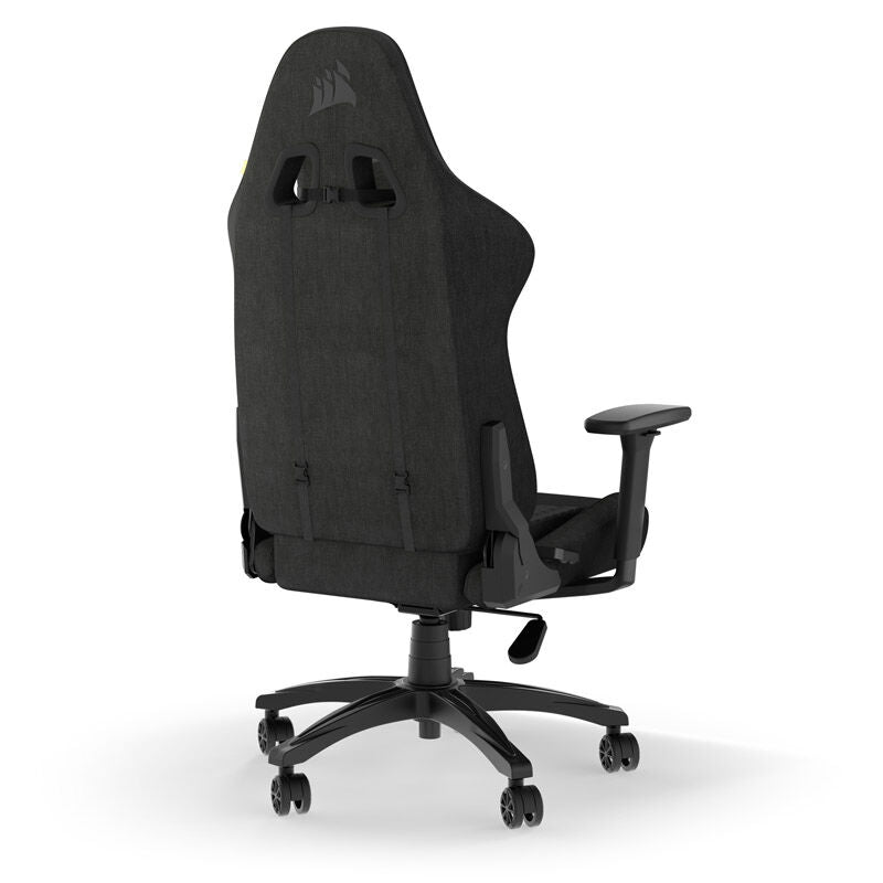 Nærbilde av justerbare armstøtter på Corsair TC100 Relaxed