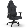 Corsair TC100 Relaxed gamingstol stoff svart/grå forfra
