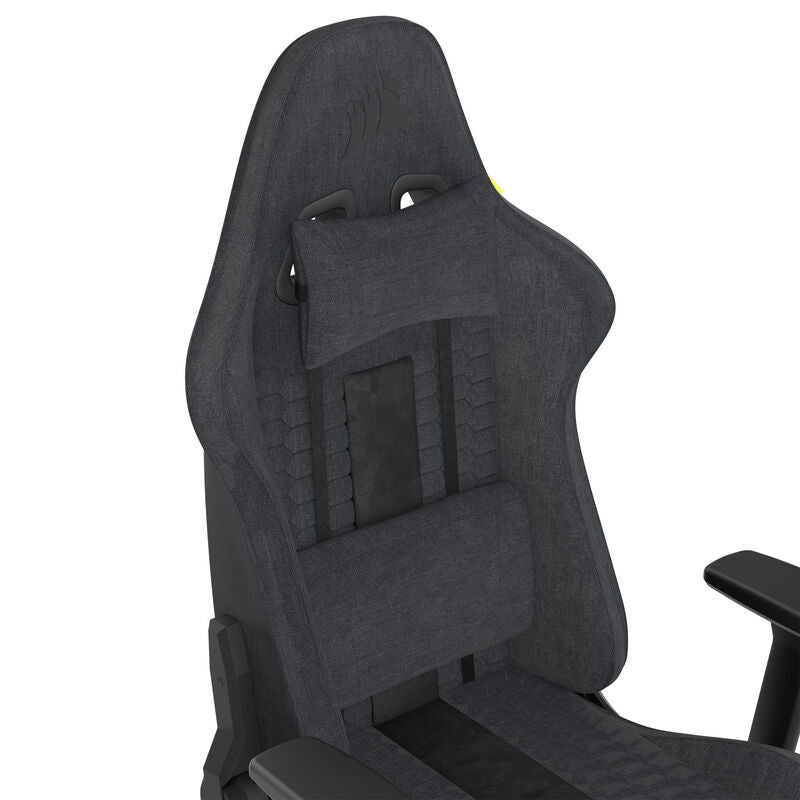 Corsair TC100 Relaxed gamingstol stoff svart/grå med nakkestøtte