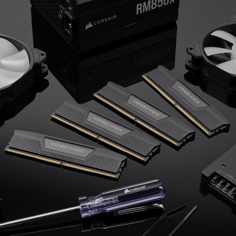 Corsair Vengeance DDR5-6000 CL30 XMP RAM 32 GB svart sideprofil