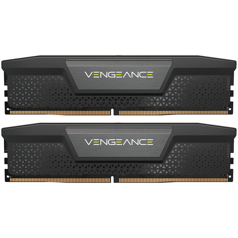 Nærbilde av Corsair Vengeance DDR5-6600 CL32 RAM 64 GB svart