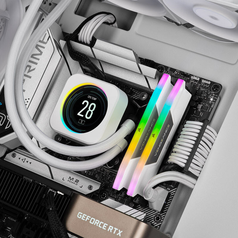 Corsair Vengeance RGB DDR5-6000 CL36 RAM 32 GB XMP svart - Corsair