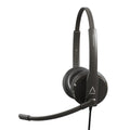 Creative HS-230 headset kablet USB-A og 3,5 mm svart forfra