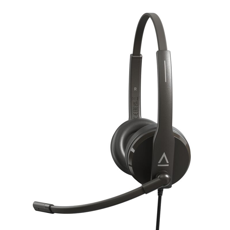 Creative HS-230 headset kablet USB-A og 3,5 mm svart forfra