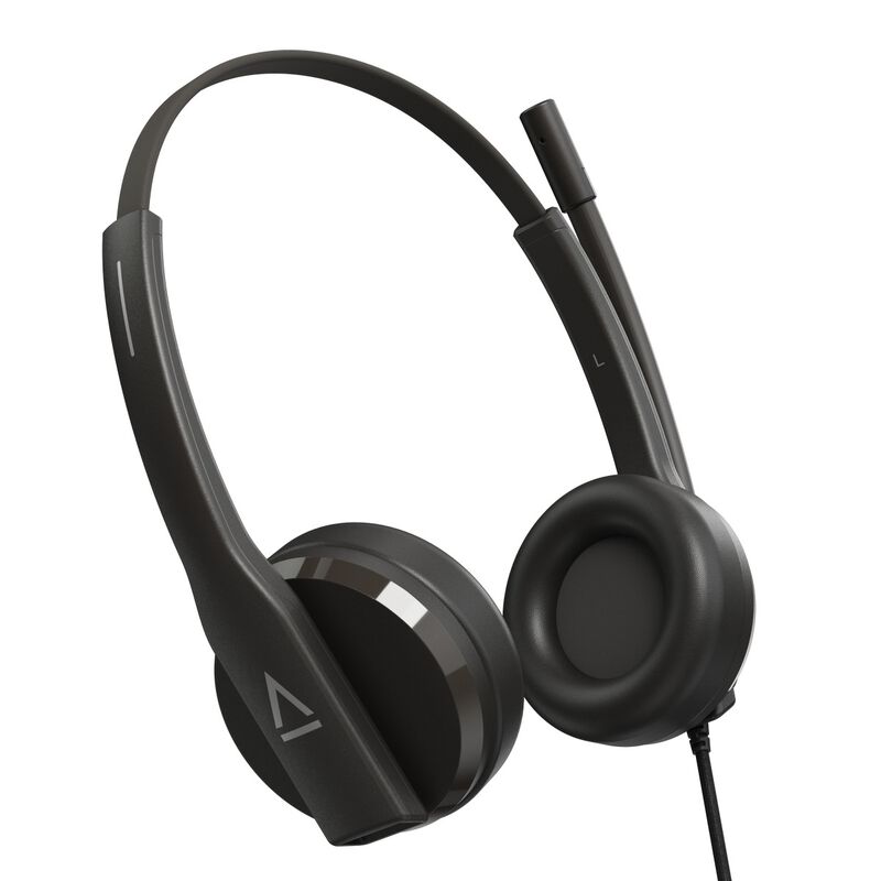 Creative HS-230 headset kablet USB-A og 3,5 mm svart detalj mikrofon