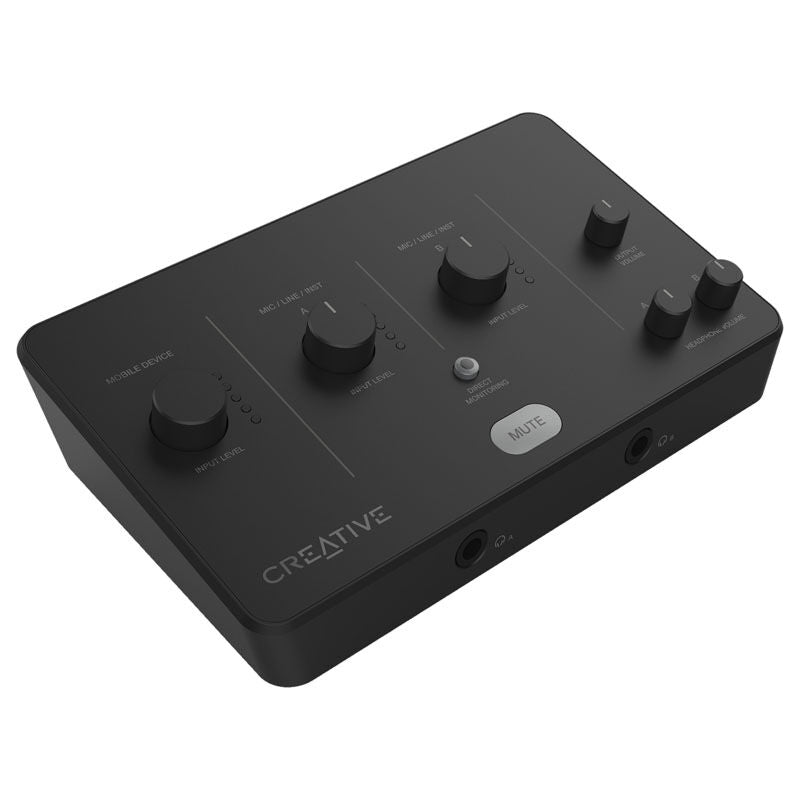 Creative Live! Audion A3 lydgrensesnitt USB-C foran