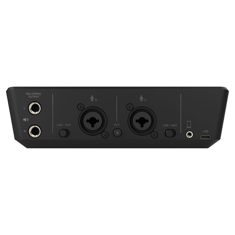 Creative Live! Audion A3 detalj av USB-C tilkobling