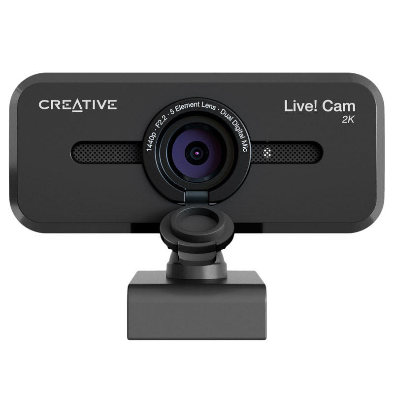 Creative LiveCam Sync 2K V3 webkamera QHD svart detalj av linse