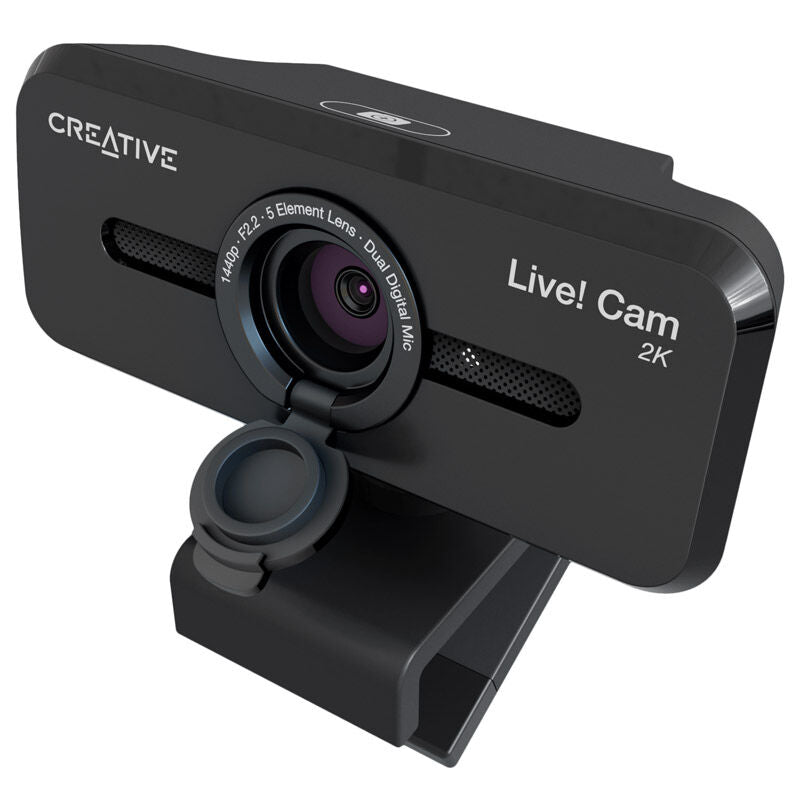 Creative LiveCam Sync 2K V3 webkamera QHD svart forfra
