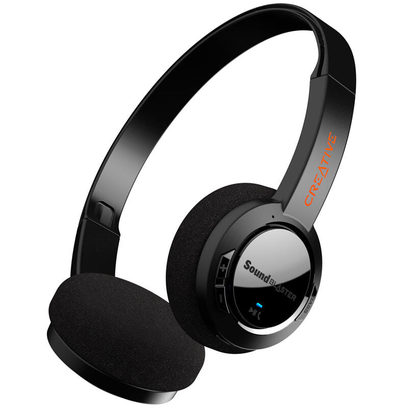 Creative Sound Blaster JAM V2 trådløst headset svart forfra