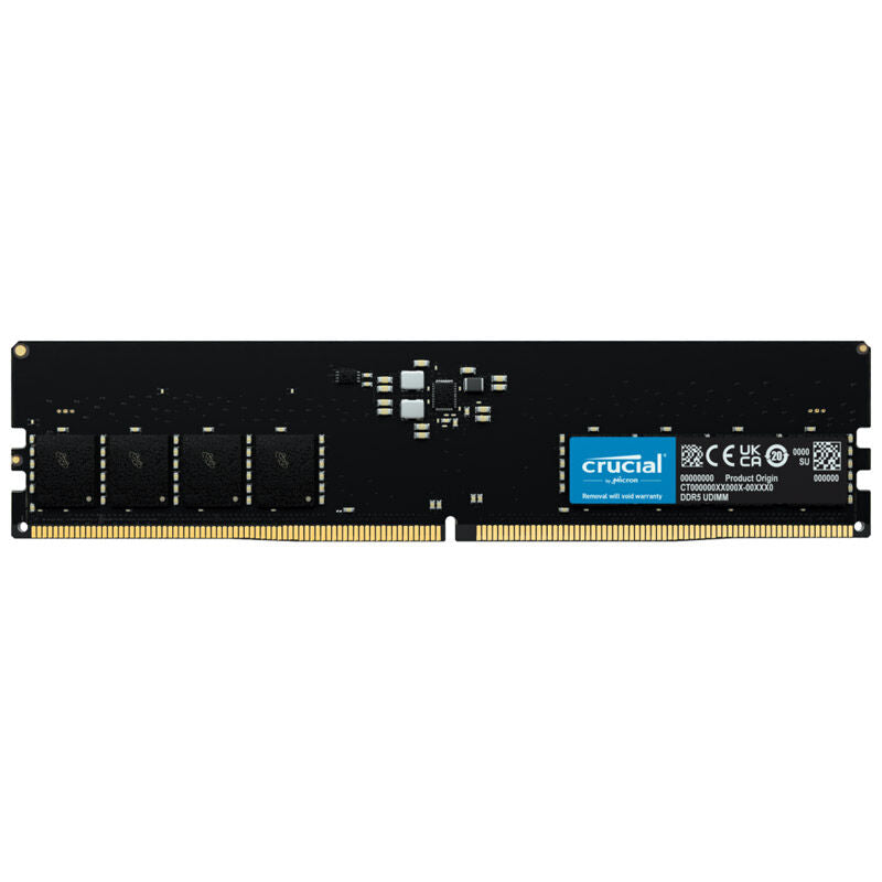 Crucial DDR5-4800 CL40 RAM 64 GB svart forfra