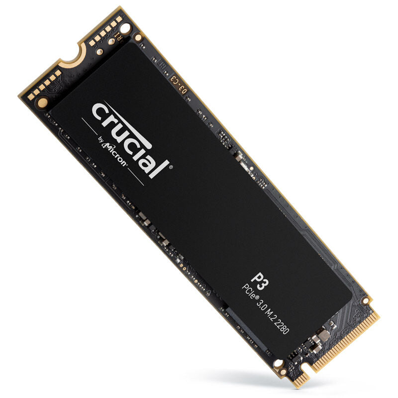 Crucial P3 NVMe SSD 1 TB PCIe 3.0 M.2 2280 forfra
