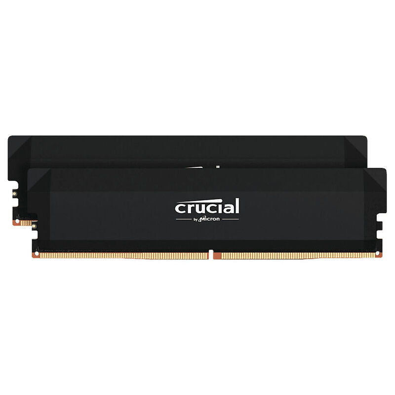 Crucial Pro OC DDR5-6000 CL36 RAM 32 GB XMP 3.0 EXPO svart forfra