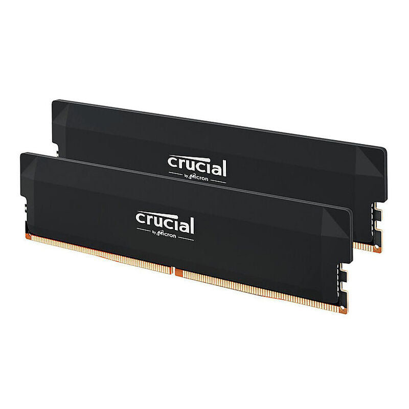 Crucial Pro OC DDR5-6000 CL36 RAM 32 GB XMP 3.0 EXPO svart bakside