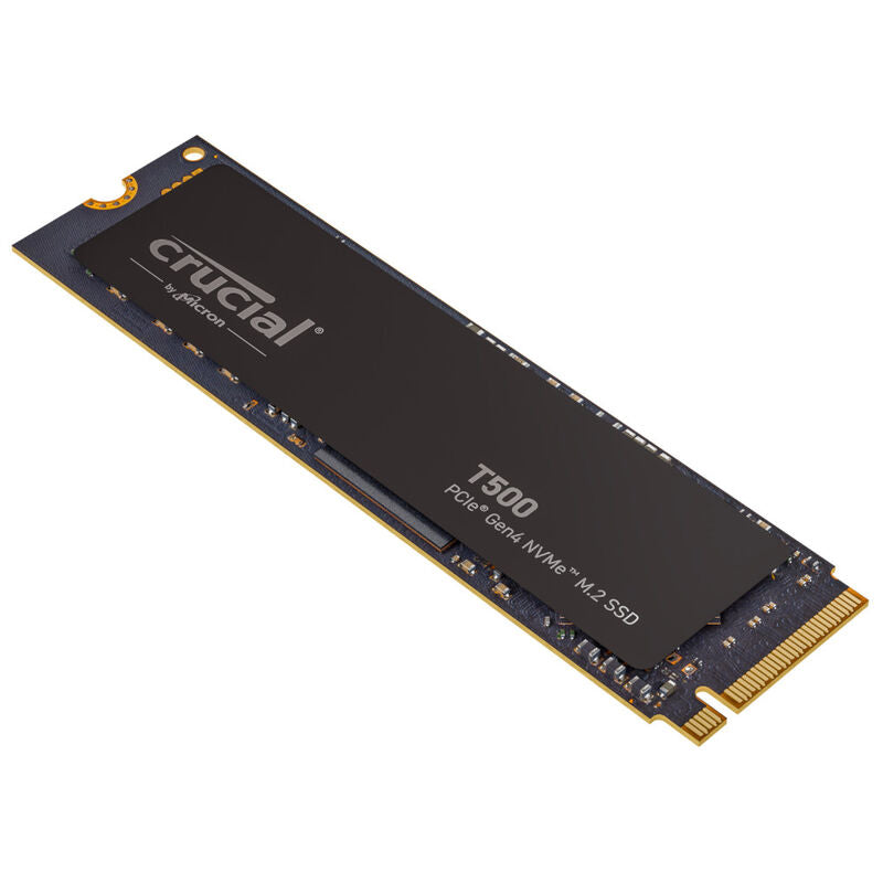 Crucial T500 NVMe SSD 500 GB PCIe 4.0 M.2 2280 bakside