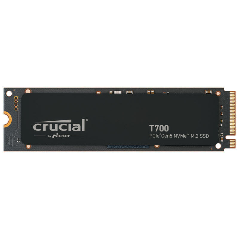 Crucial T700 NVMe SSD 1 TB PCIe 5.0 M.2 2280 med thermalpad