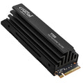 Crucial T705 NVMe SSD 1 TB PCIe 5.0 M.2 med kjøleribbe forfra