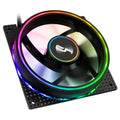 Cryorig Crona S PWM vifte 120 mm ARGB svart forfra