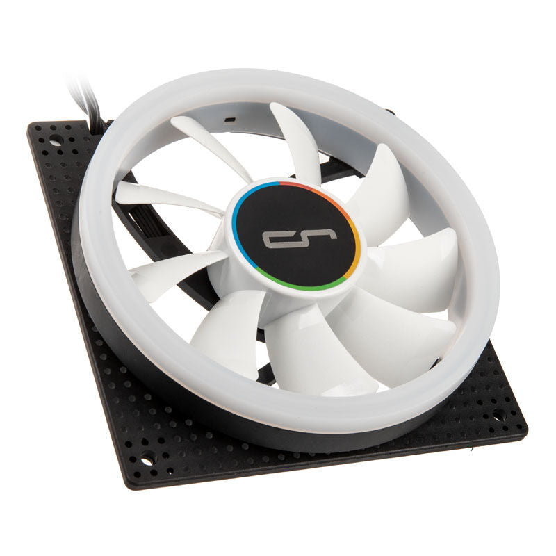 Cryorig Crona X PWM vifte 120 mm ARGB hvit bakside